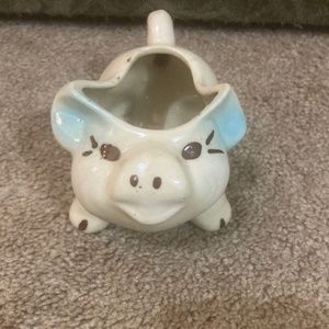Vintage ceramic pig planter